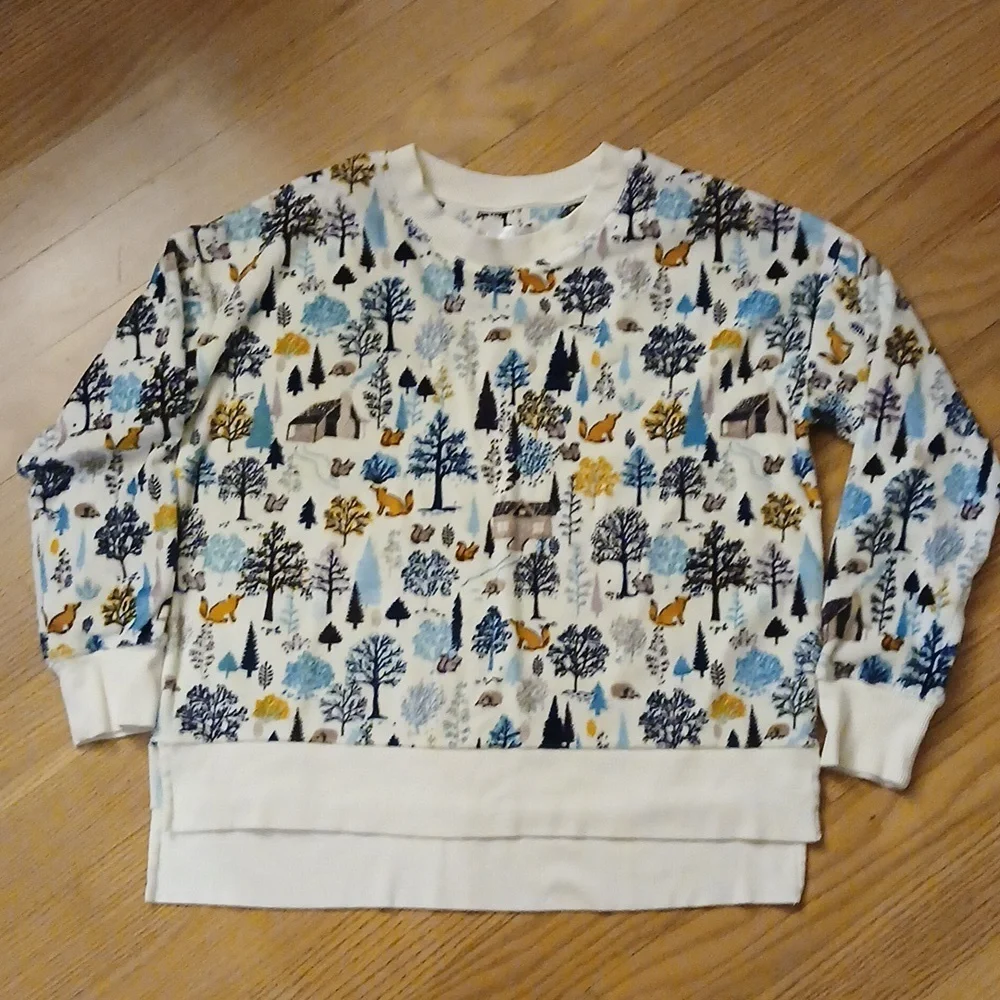 Secret Treasures pj's womens size small 4-6 Winter wonderland scene